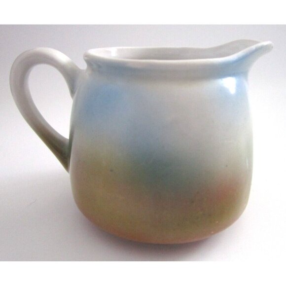 Vintage Hand Painted Porcelain Creamer - Germany 238 Signed - Children in Field - Picture 3 of 11